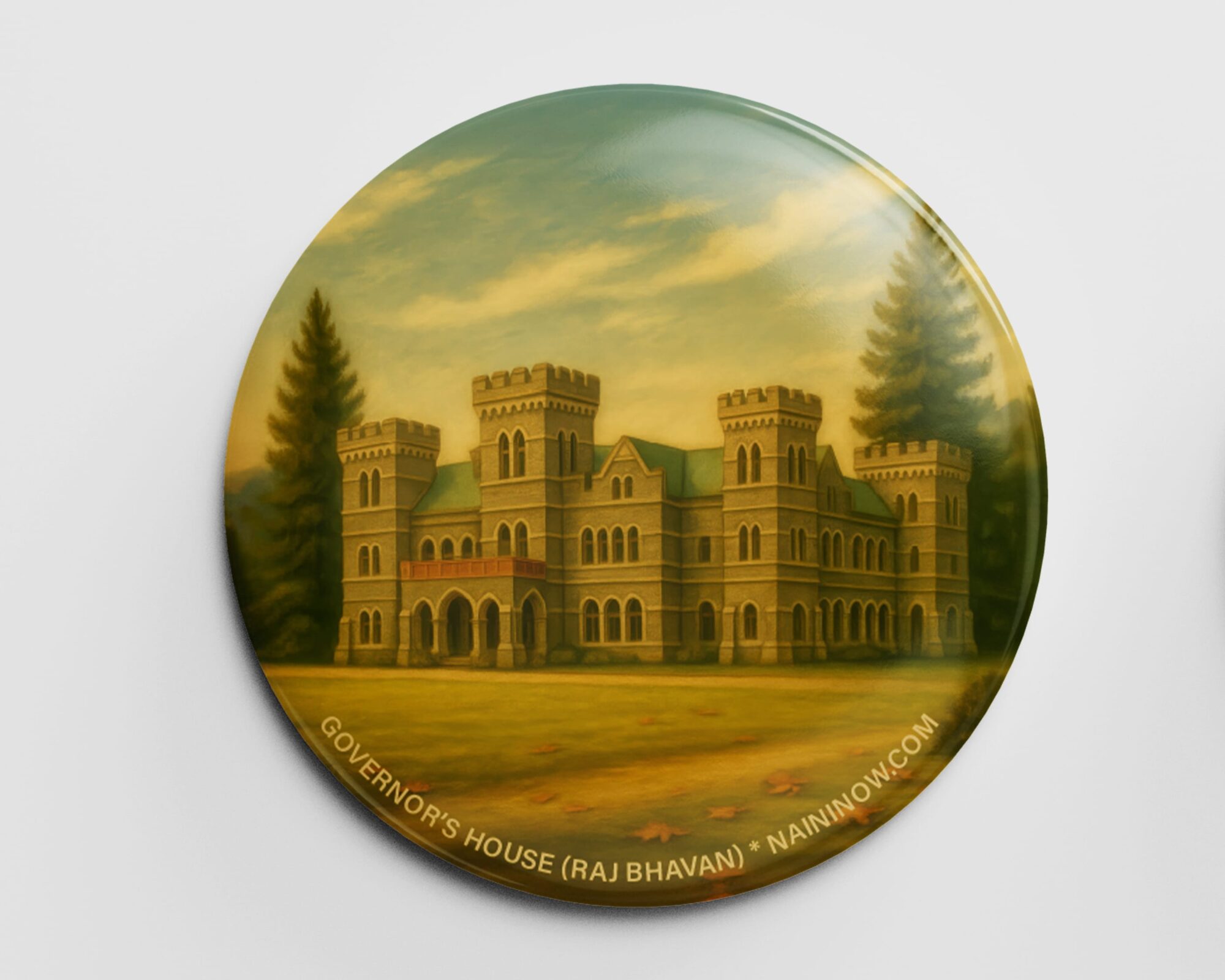 Governor’s House Pin Button