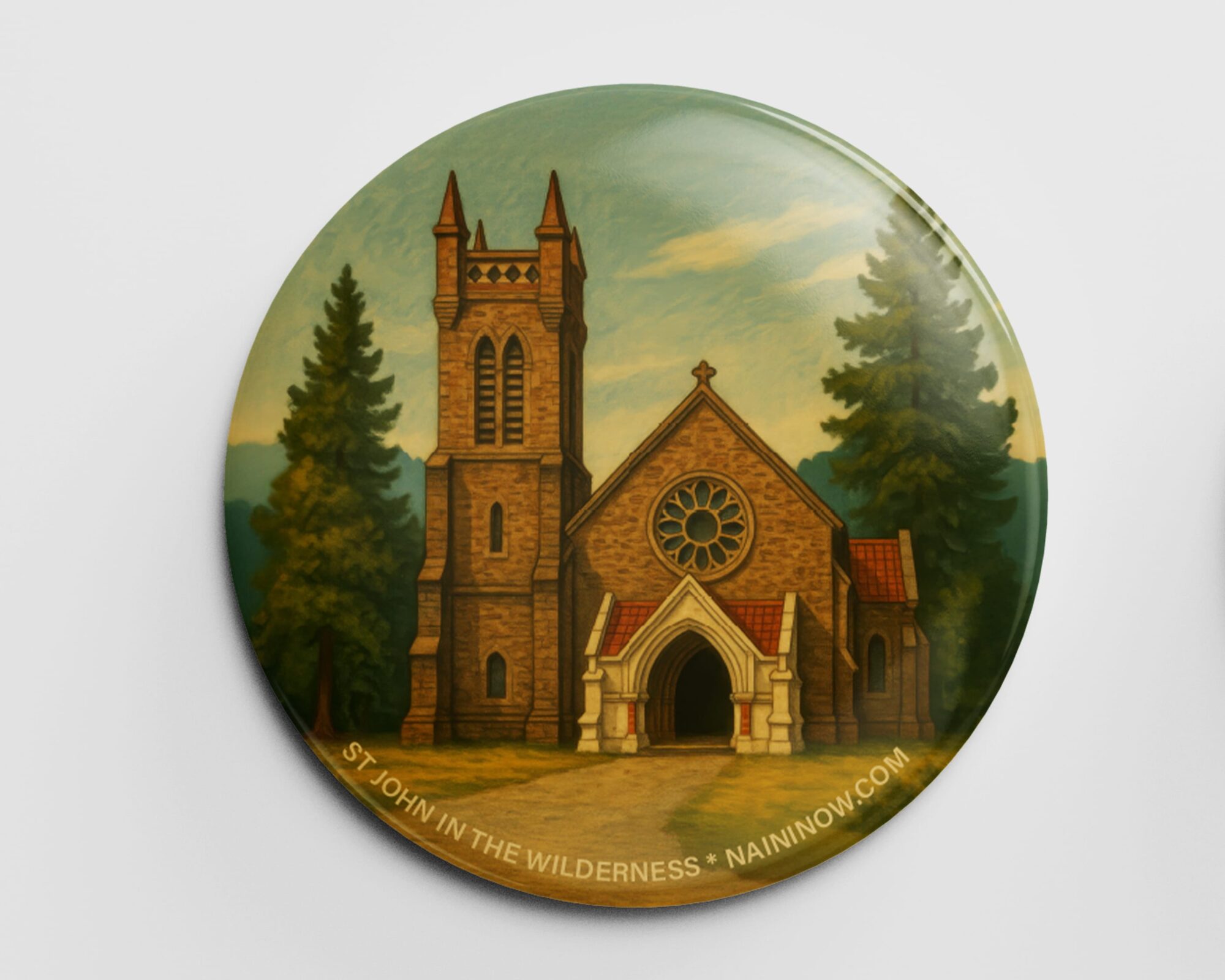 St. John Church Pin Button